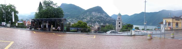 Bahnhofspanorama Lugano
